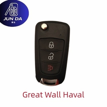 3 gombos összecsukható kulcsház, kompatibilis Great Wall Haval C30, H5, H6, Tengyi M4