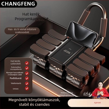 Changfeng 2025 Automatikus visszapattanó haskerék, hatkerekű hasi görgő otthoni edzéshez