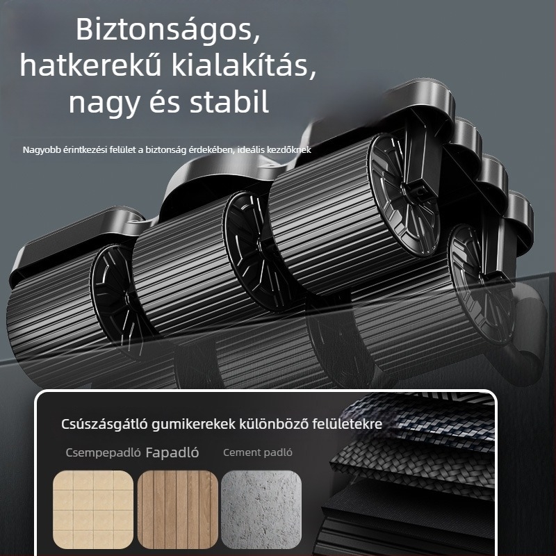 Changfeng 2025 Automatikus visszapattanó haskerék, hatkerekű hasi görgő otthoni edzéshez