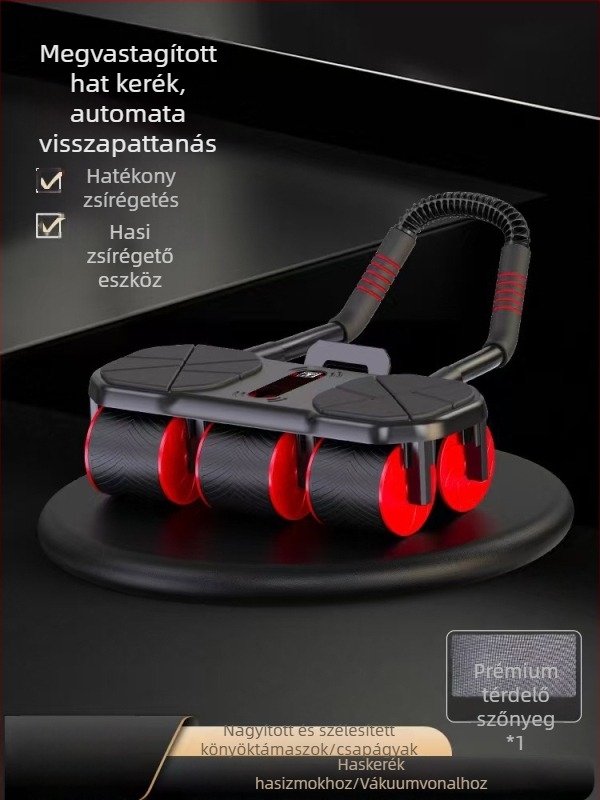 Otthoni hasizom-görgő automata visszatéréssel – hasizom-edző eszköz