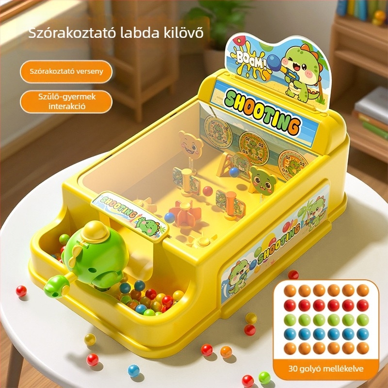 Gyerekeknek asztali pinball játék – oktató játék a kéz–szem koordinációhoz és a koncentrációhoz, családi interakció, 3–6 éveseknek