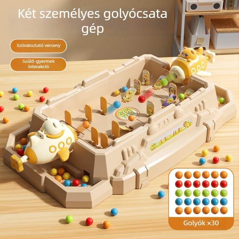 Gyerekeknek asztali pinball játék – oktató játék a kéz–szem koordinációhoz és a koncentrációhoz, családi interakció, 3–6 éveseknek