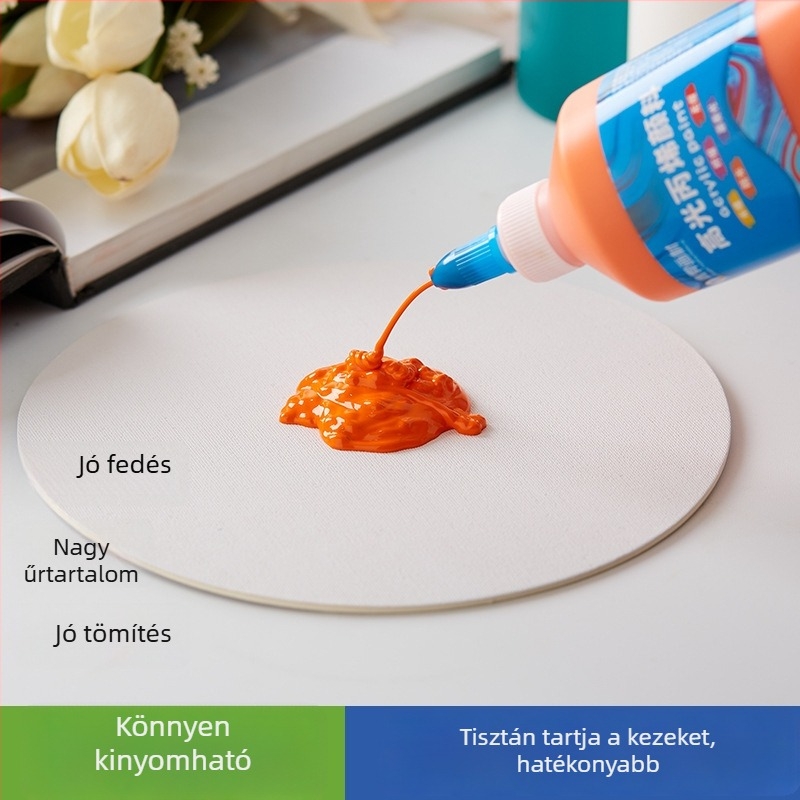 Személyre szabott akril- és gouache festékek, 500 ml, graffitihoz gipsz babákon
