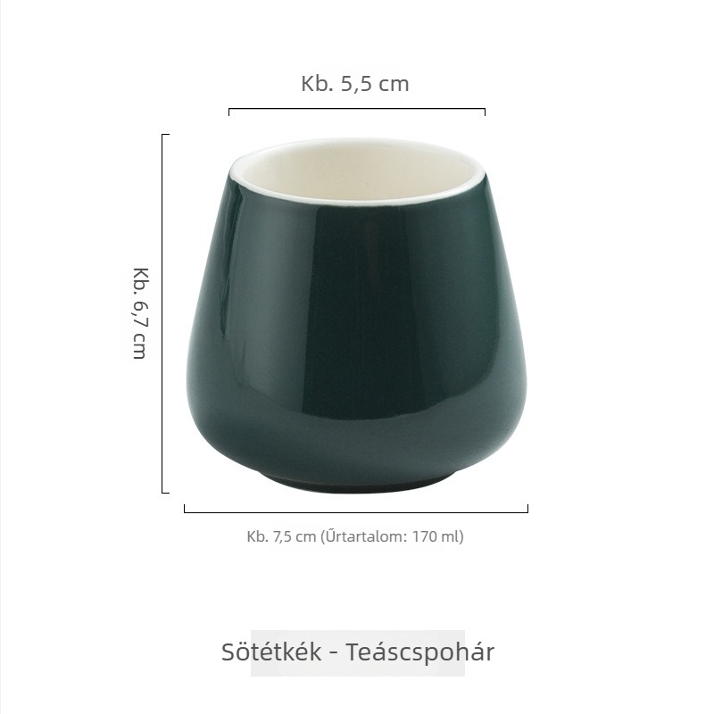 Északi kerámia pour-over kávéskészlet V60-hoz, nagy konuszos szűrővel, osztozkodó kannával és csészékkel, minimalist stílus