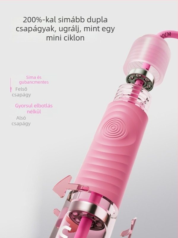 Professzionális csapágyas ugrókötél PVC-ből, 2.8 m hosszú, 2025-ös modell