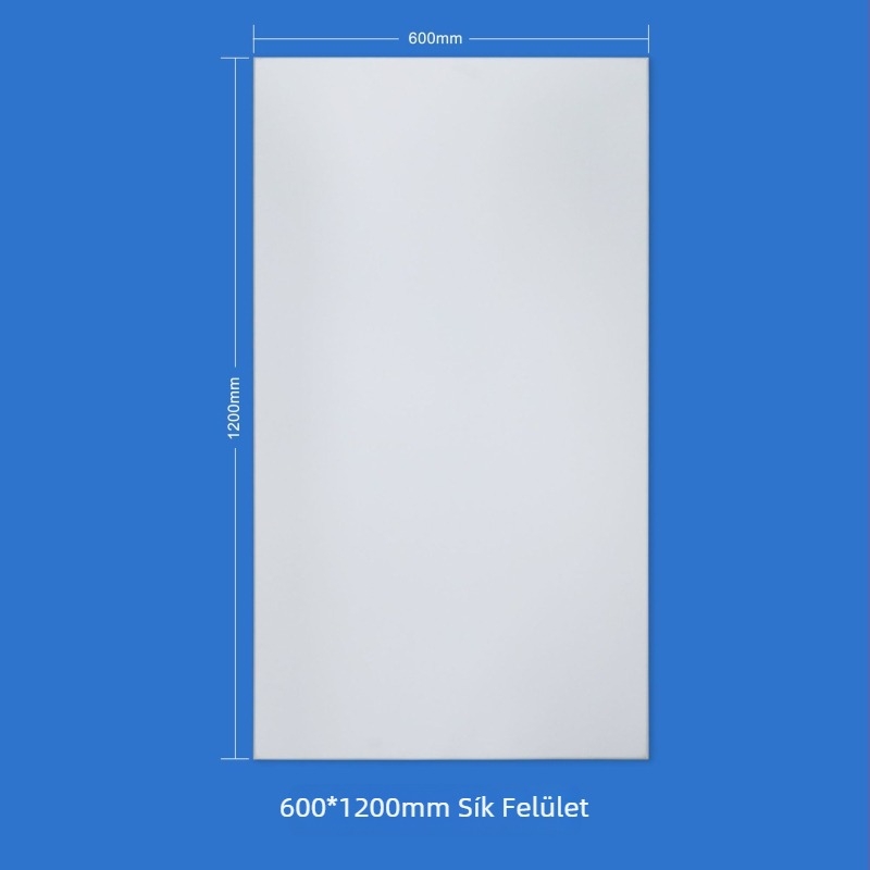 Integrált mennyezeti alumínium panel 300×1200 matt fehér, laminált felülettel, 30×120 kórházak és irodaházak folyosóihoz