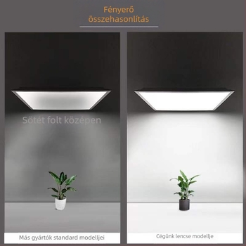 LED mennyezeti panel 600x600 gipszkartonhoz és ásványgyapothoz