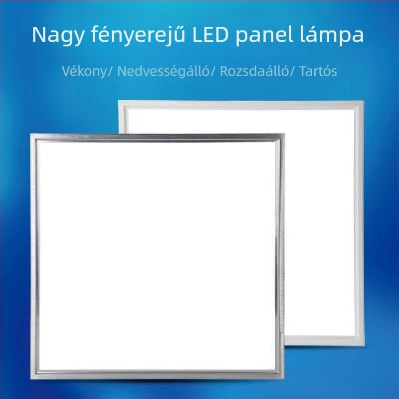 LED mennyezeti panel 600x600 gipszkartonhoz és ásványgyapothoz
