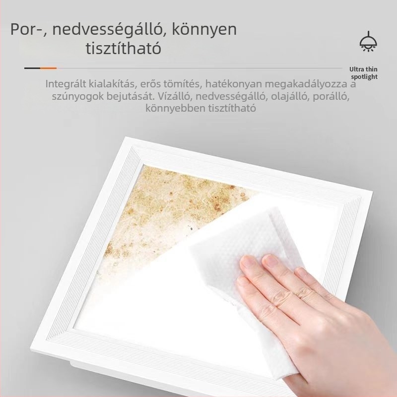 Okos panelvilágítás mobilalkalmazással, intelligens dimmelés, beépített mennyezet, teljes spektrumú szemvédelem, háromszínű fényerő-szabályzás
