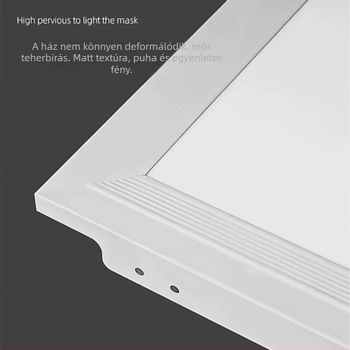 Beépíthető mennyezet LED panel 600x600, neutrális és meleg fény, három fényhőmérséklet opció, gipsz-mineralvattás lemez, alumínium keret.
