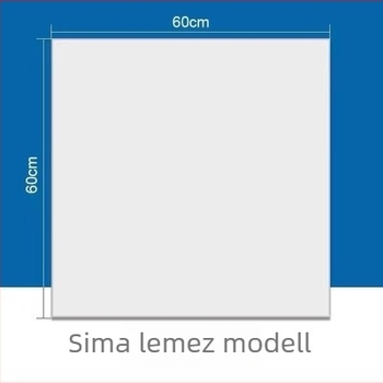 600x600 alumínium mennyezeti panelek mérnöki projektekhez, antibakteriális integrált négyzet alakú mennyezeti panelek iskolák, irodák és kórházak számára