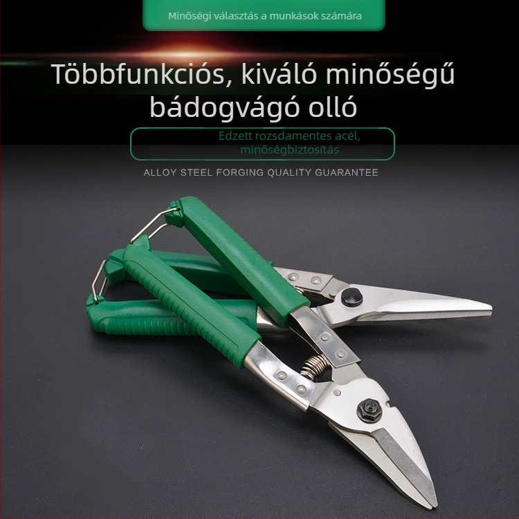 Di O Többcélú villanyszerelő olló kábelekhez, fémlemezekhez, tartóelemekhez és kábelcsatornákhoz — integrált mennyezeteszköz, ipari felhasználás
