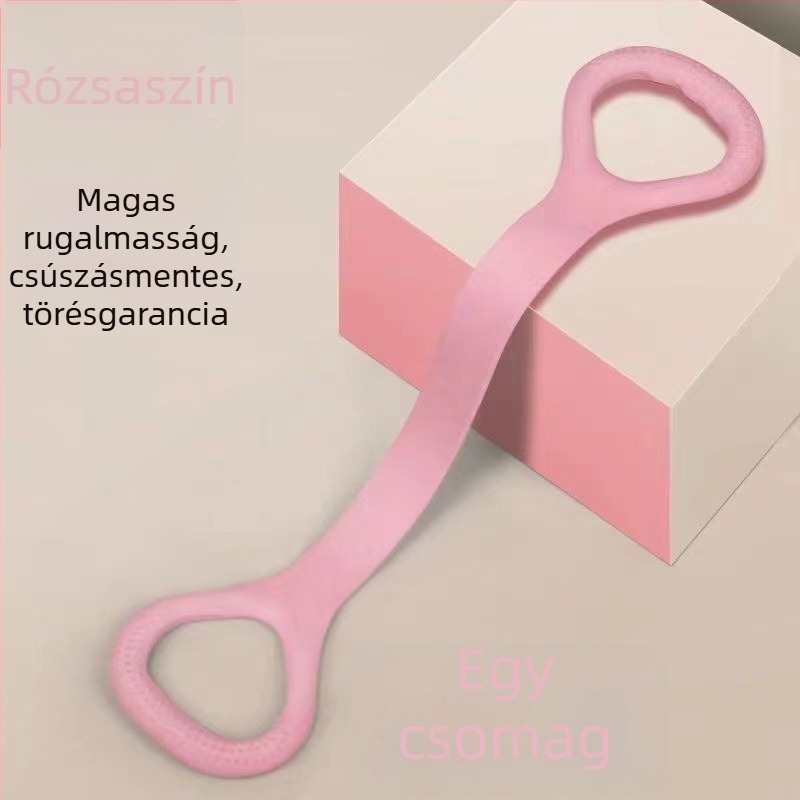 Nyolcszög alakú ellenálláserősítő a hát- és vállnyitáshoz, szilikonból készült feszítő eszköz otthoni jóga és edzéshez