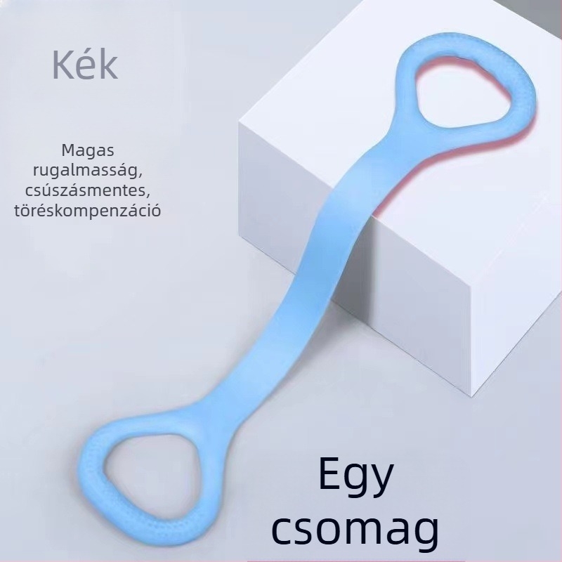 Nyolcszög alakú ellenálláserősítő a hát- és vállnyitáshoz, szilikonból készült feszítő eszköz otthoni jóga és edzéshez