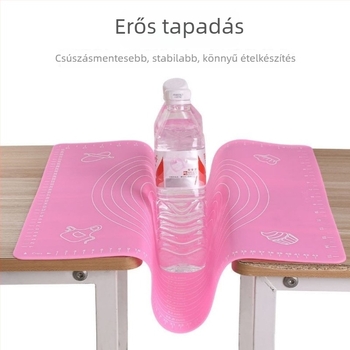 Platina szilikon sütőmatrac tészta- és süteményekhez, mérő dagasztó matrac, élelmiszer-minőségű nyújtó matrac