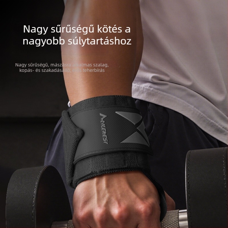 Férfiaknak szóló edzéscsukló, kompressziós csuklóöv, sporttámogatás a csuklónak, súlyemelés és deadlift