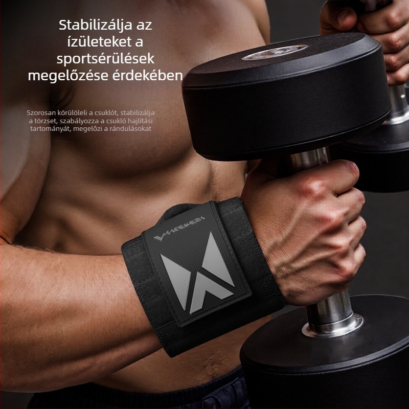 Férfiaknak szóló edzéscsukló, kompressziós csuklóöv, sporttámogatás a csuklónak, súlyemelés és deadlift