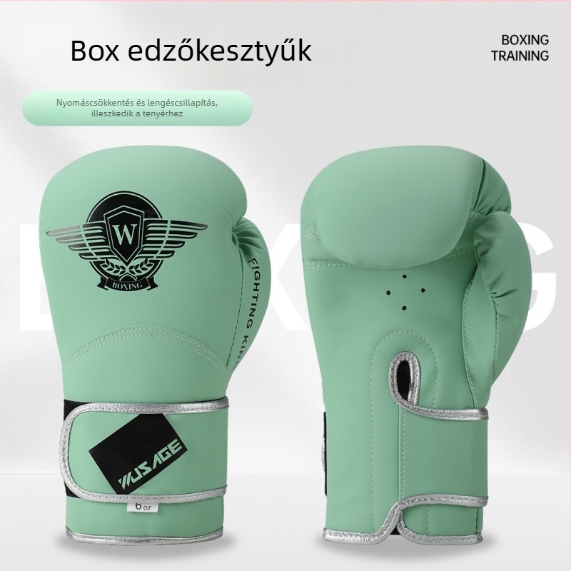 Felnőttek és gyerekek számára professzionális bokszkesztyűk Muay Thai, Sanda és edzésre (6–12 oz)