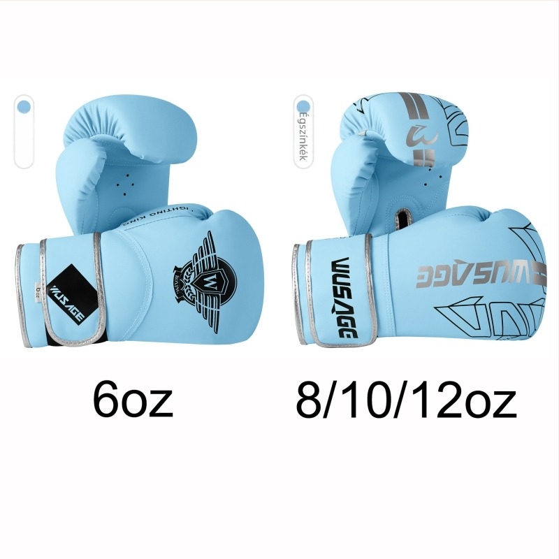 Felnőttek és gyerekek számára professzionális bokszkesztyűk Muay Thai, Sanda és edzésre (6–12 oz)