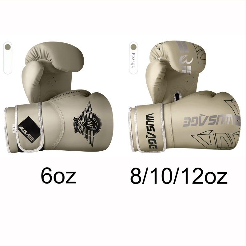 Felnőttek és gyerekek számára professzionális bokszkesztyűk Muay Thai, Sanda és edzésre (6–12 oz)