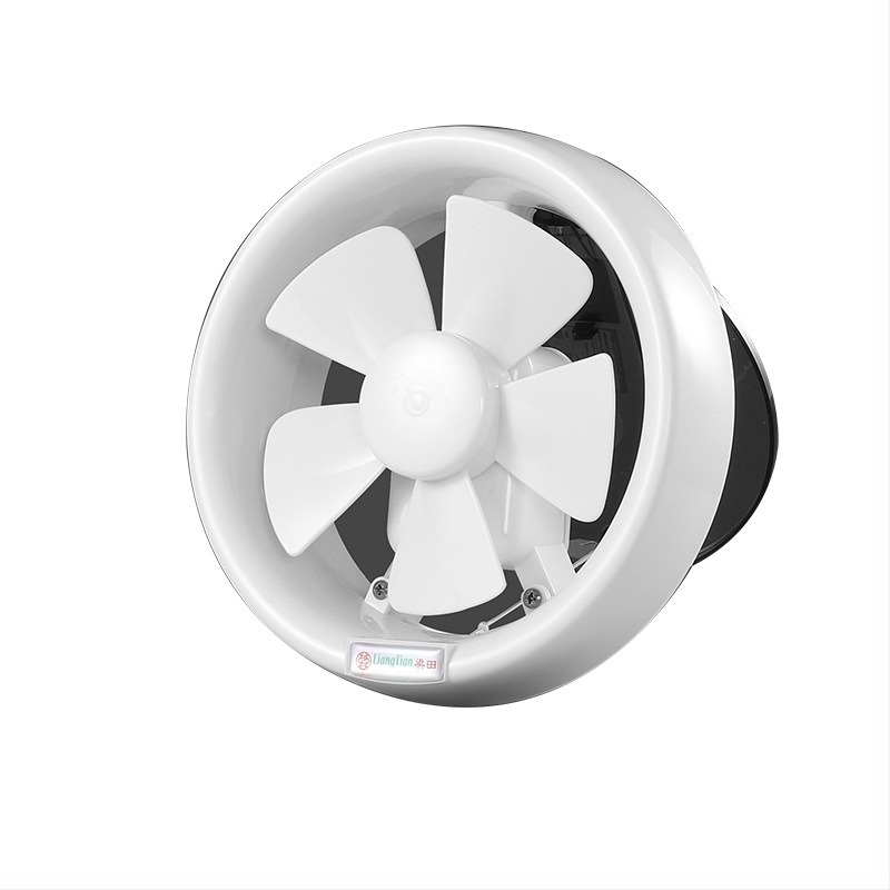 Fali kiáramló ventilátor fürdőszobába és konyhába, kör alakú, háztartási használatra, csendes és energiatakarékos