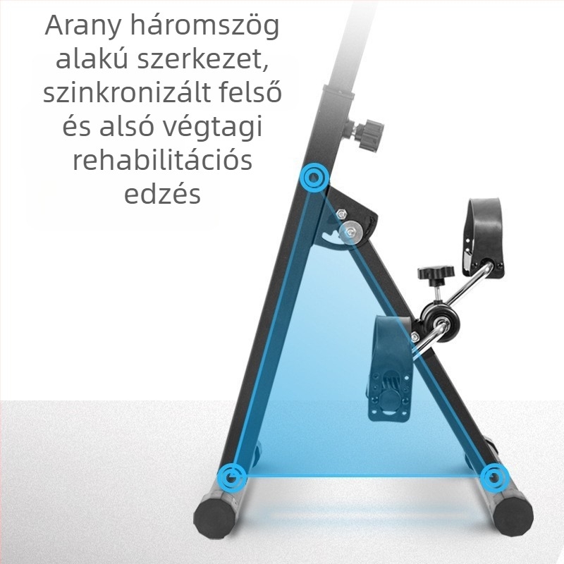 Rehabilitációs pedálgép állítható ellenállással a felső- és alsó végtagok számára