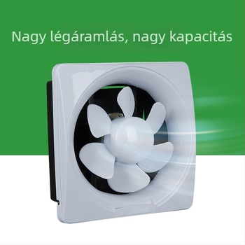 Fürdőszobai falra szerelt szellőzőventilátor ívelt lamellákkal