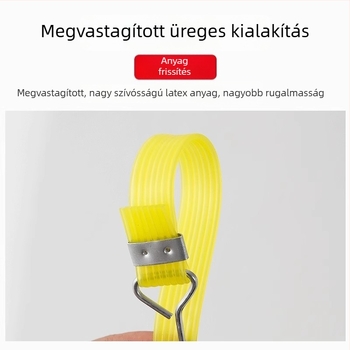 Rugalmas gumipánt rögzítéshez elektromos járművekhez és motorkerékpárokhoz, 20 mm széles, teherbírás 8 kg