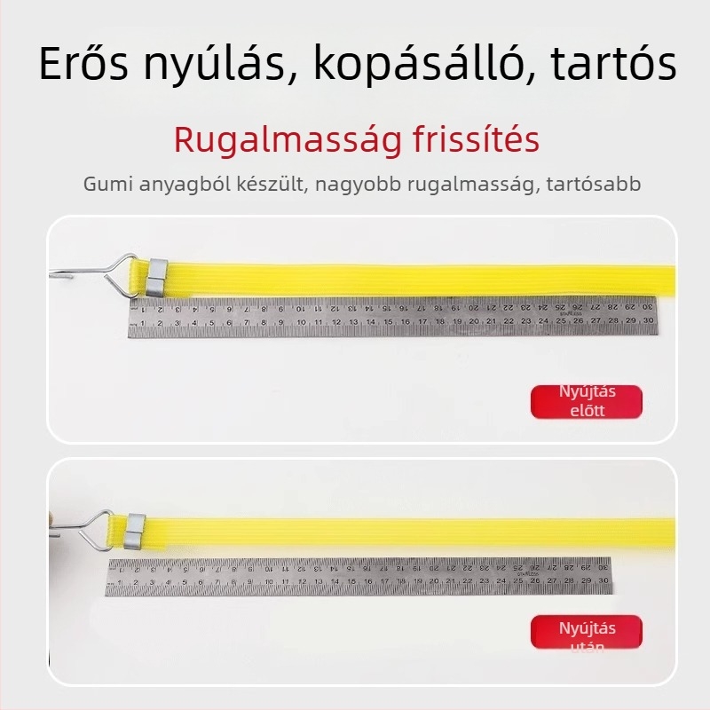 Rugalmas gumipánt rögzítéshez elektromos járművekhez és motorkerékpárokhoz, 20 mm széles, teherbírás 8 kg
