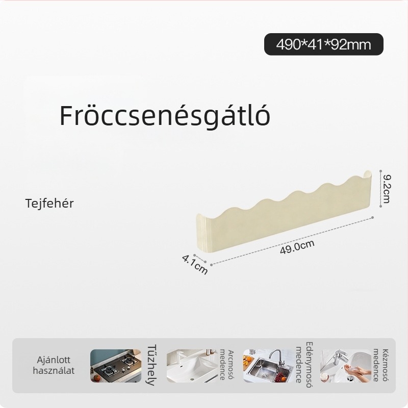 Új modell konyhai mosogató szórásgátló védőfal háztartási mosdó és mosókagyló számára