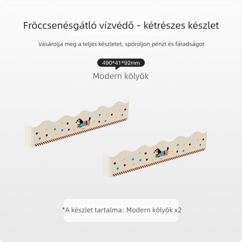 Új modell konyhai mosogató szórásgátló védőfal háztartási mosdó és mosókagyló számára