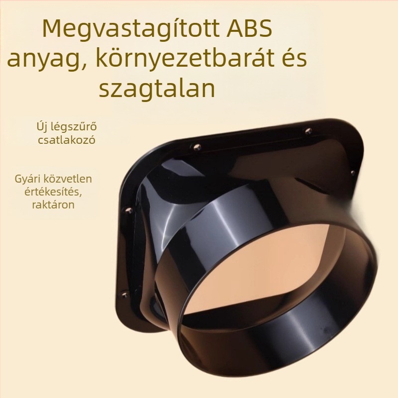 ABS friss levegő rendszer csatlakozó, négyszögletes–kerek flanx, méret 150