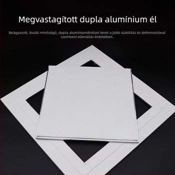 Gipsz mennyezeti hozzáférési nyílás kettős alumínium éllel