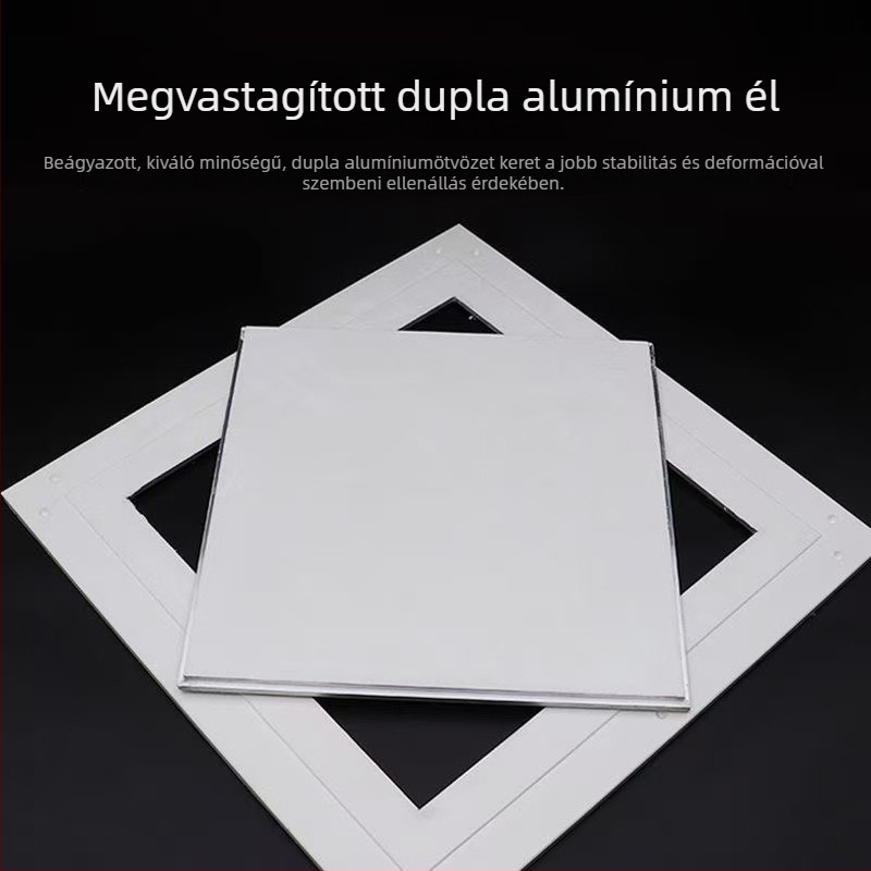 Gipsz mennyezeti hozzáférési nyílás kettős alumínium éllel