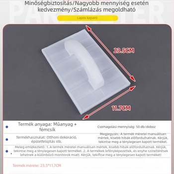 Kézi planírozó műanyag fogantyúval falak finiselésére и és sarkok kiegyenítésére; recézett planer