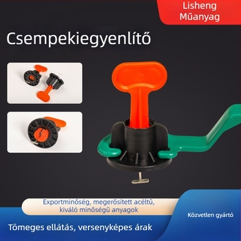 Újrafelhasználható csempe szintező klipszek kerámia csempe telepítéséhez