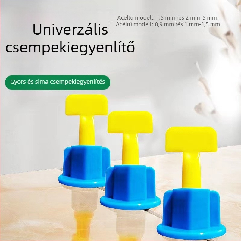Új, cserélhető tűs csempéző szintező eszköz, nagy helymeghatározó a járólapok lerakásához, acél tüskékkel és kereszt alakú kiegészítőkkel