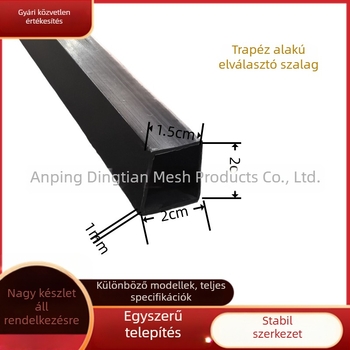 Vízálló tetőelválasztó szalagkészlet: PVC-trapézszalag, központi elválasztó, beton elválasztó és 2 cm-es tömítőszalag.