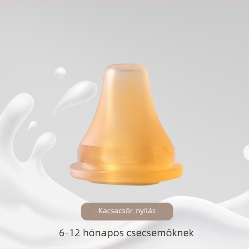 Widie Bear cumisüveg és szívószál kiegészítők, szilikon nano-ezüsttel, széles szájú, univerzális