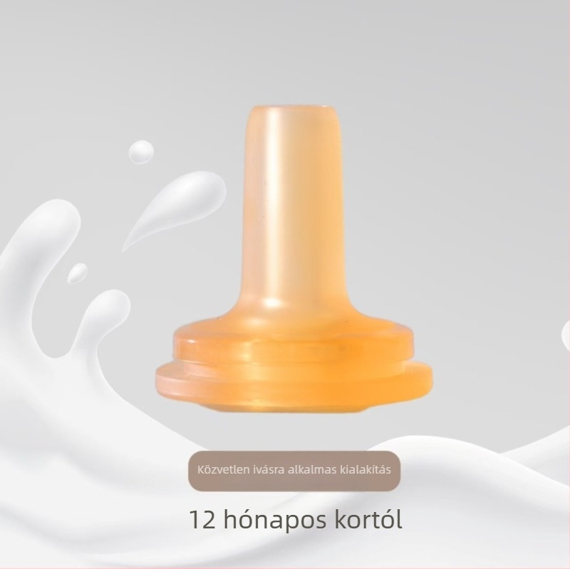 Widie Bear cumisüveg és szívószál kiegészítők, szilikon nano-ezüsttel, széles szájú, univerzális