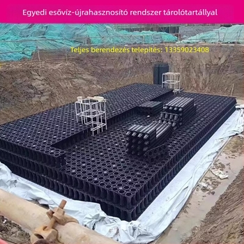 Személyre szabott PP moduláris esővízgyűjtő tartály, föld alatti