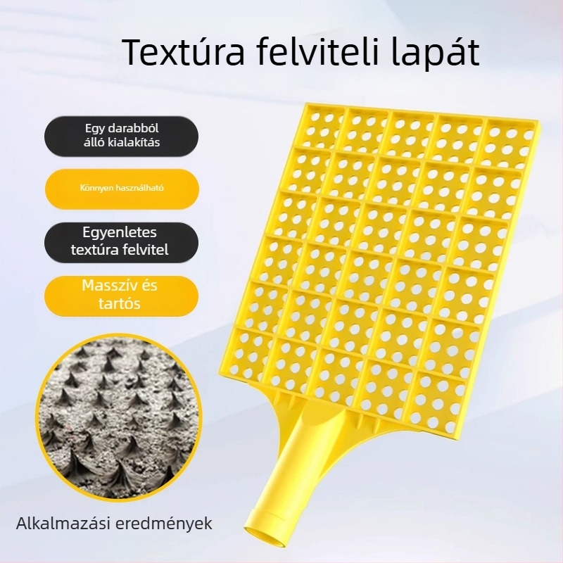 Új vakolóeszköz falak textúrázására építkezésen — megerősített habarcs segédeszköz cementhez