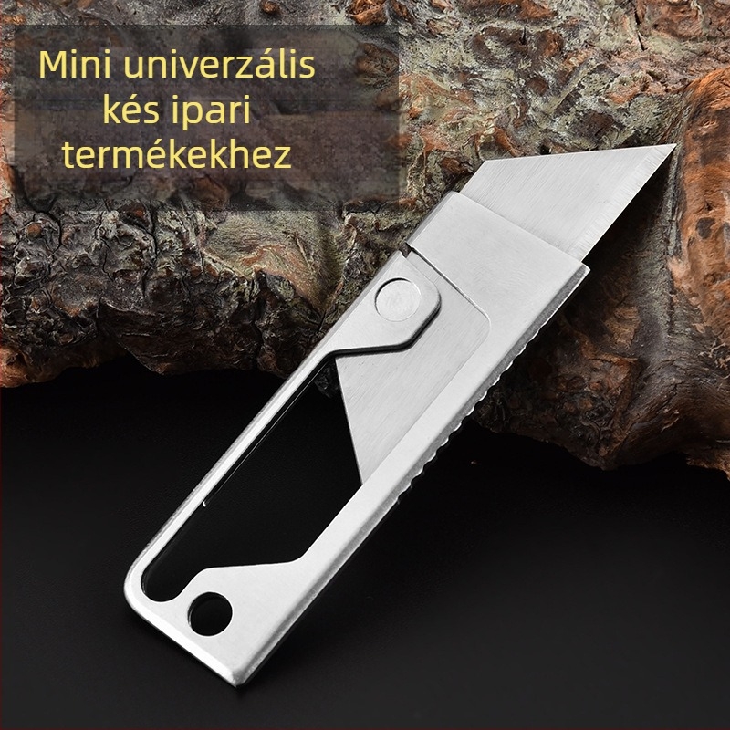 3Cr13 rozsdamentes acélból készült többfunkciós kés – tapétavágó, papírvágó és csomagolásnyitó