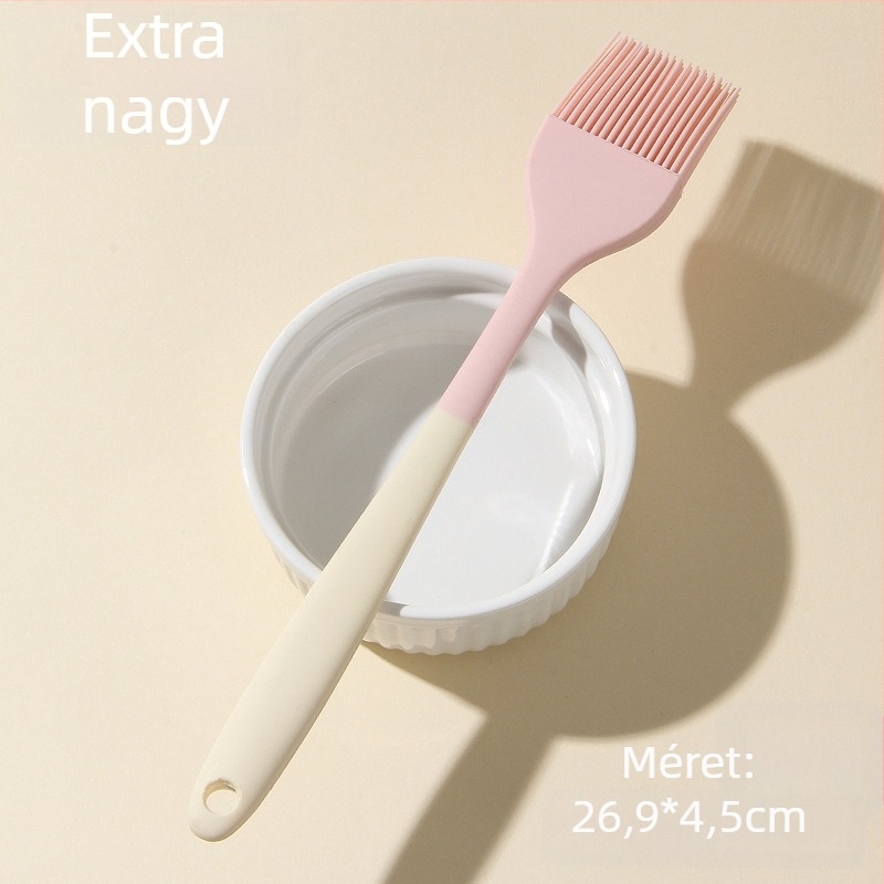 Integrált szilikon spatula, nagy méretű, puha spatula süteményekhez és krémekhez, élelmiszer-minőségű, tapadásmentes konyhai spatula.
