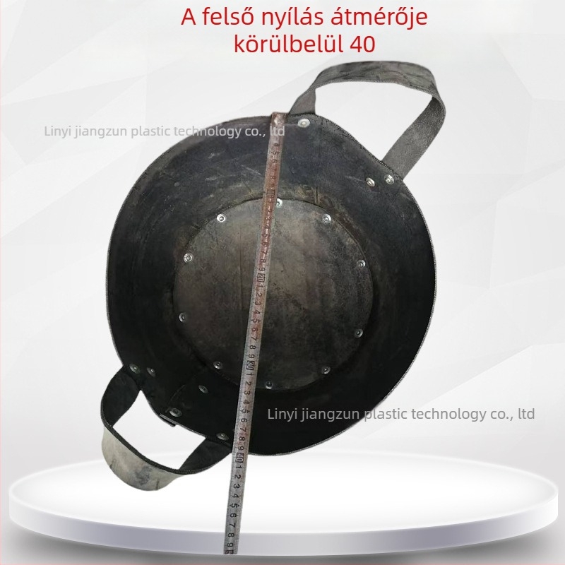 Erősített, nagy gumiból készült cementes vödör építkezéshez, gumiból készült vödör, vízálló betonforma