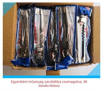 Shengfa 6886 Extra vastag, teljes rozsdamentes acél művészeti kés, kés a papírhoz, fém falra szerelhető művészeti kés, 18 mm hosszú