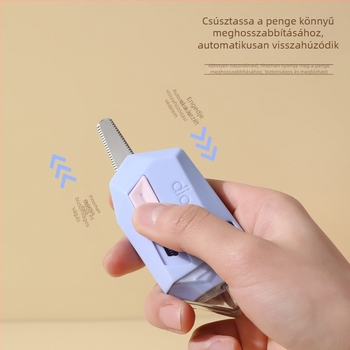 2‑in‑1 doboznyitó korrekciós folyadékkal, mágneses anti‑adhéziós eszköz a csomagok felnyitásához, mini hordozható hasznos kés