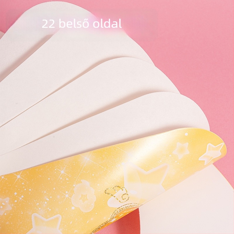 Deli MK902 Csodás aranyos rajzfüzet - 22 oldal, óvoda gyerekeknek, fehér papír, ragasztott kötés, hordozható fogantyúval