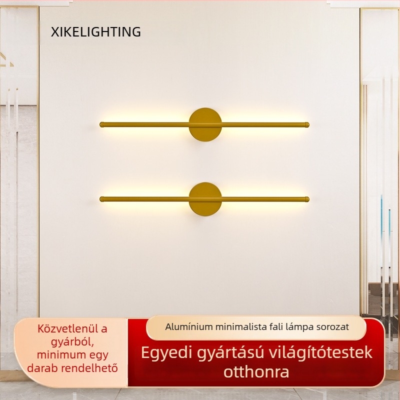 Új minimalist falikar hosszú csíkkal – előcsarnokba, folyosóra, lépcsőházba, nappaliba és hálószobába, rácsos dizájnnal