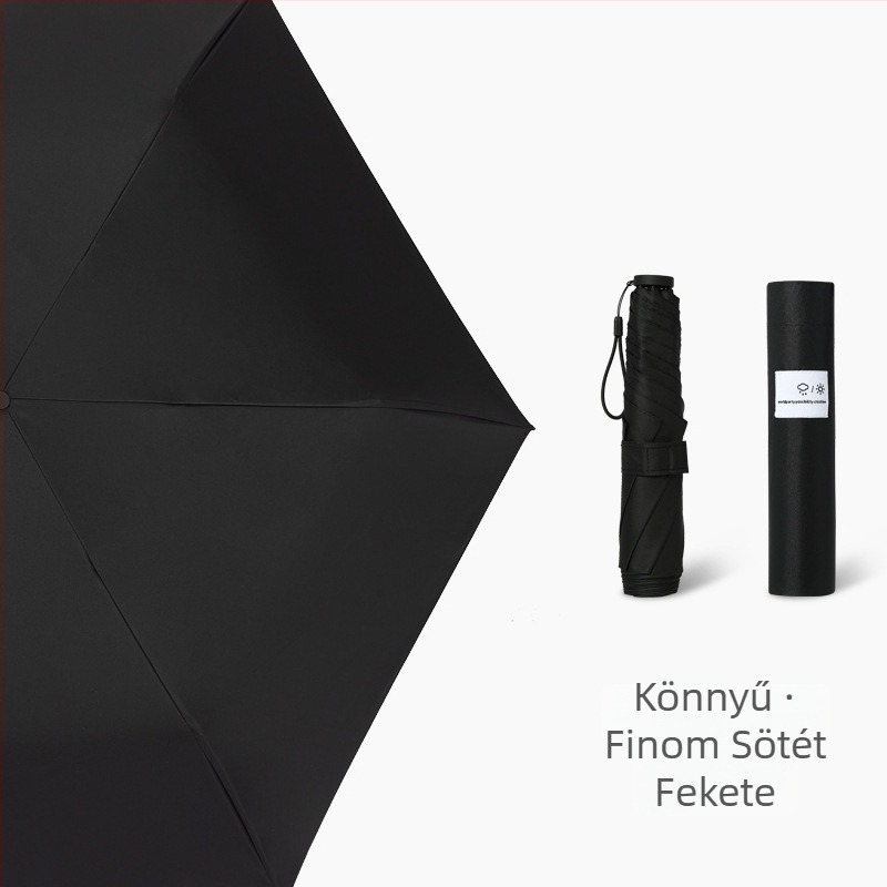 Ultra könnyű napernyő 0,1 kg UV védelem, 6 kar, összecsukható női napernyő, testreszabható reklámnapernyő